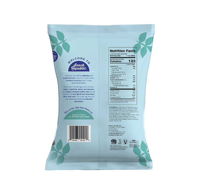 Organic Chickpea Sea Salt Tortilla Chips