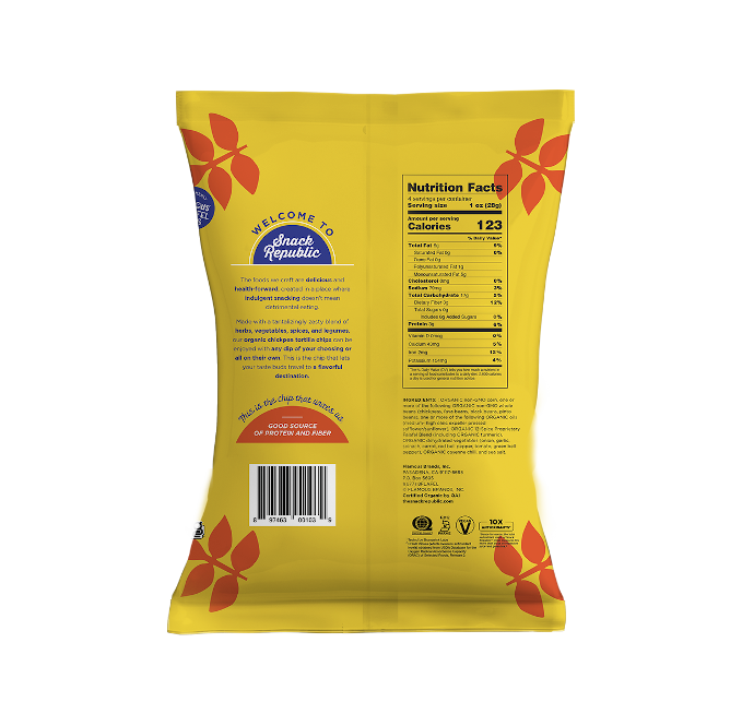 Organic Chickpea Spicy Chili Tortilla Chips